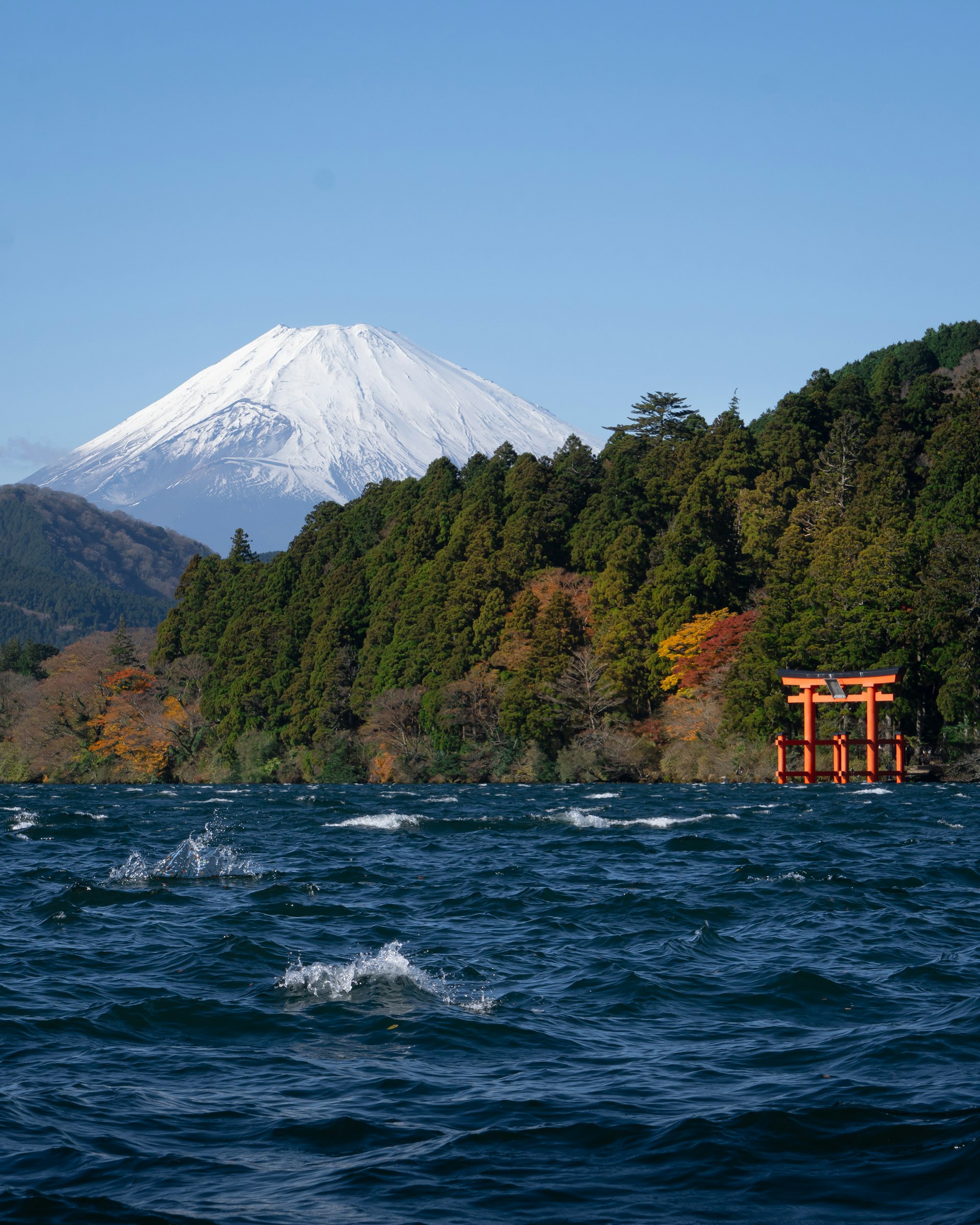 Scenic road trip in Japan
